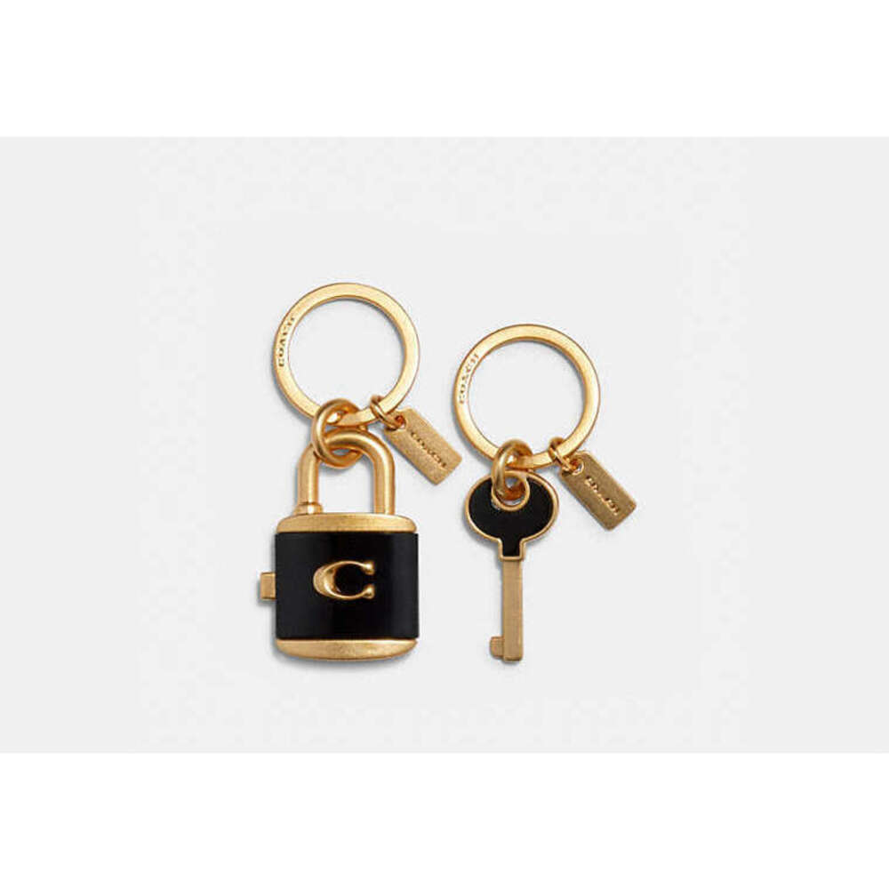 Lock And Key Bag Charm Key Ring